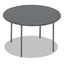 Indestructable Classic Folding Table, Round Top, 200 Lb Capacity, 48" Diameter X 29h, Charcoal