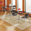Cafeworks Table, Cafe-height, Square Top, 36w X 36d X 30h, Walnut/silver
