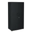 Rough N Ready Storage Cabinet, Four-shelf, 36w X 22d X 72h, Black