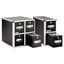Two-drawer Cd File Cabinet, Holds 330 Folders Or 120 Slim/60 Standard Cases, Black