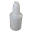 Plastic Bottles With Graduations, 32 Oz, Clear, 12/carton