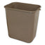 Soft-sided Wastebasket, 41 Qt, Polyethylene, Black