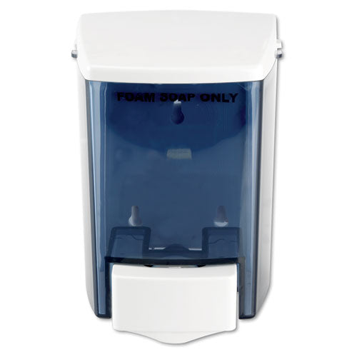 Encore Foam-eeze Bulk Foam Soap Dispenser, See Thru, 900 Ml, 4.5 X 4 X 6.25, White