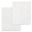 Meat Tray Pads, 6 X 4.5, White/yellow, Paper, 1,000/carton