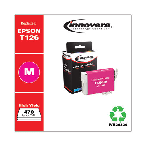 Remanufactured Magenta Ink, Replacement For 126 (t126320), 470 Page-yield