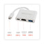 Usb Type-c Hdmi Multiport Adapter, Hdmi/usb-c/usb 3.0, 0.65 Ft, White