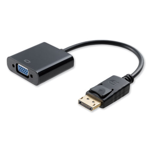 Displayport To Vga Adapter, 0.65 Ft, Black