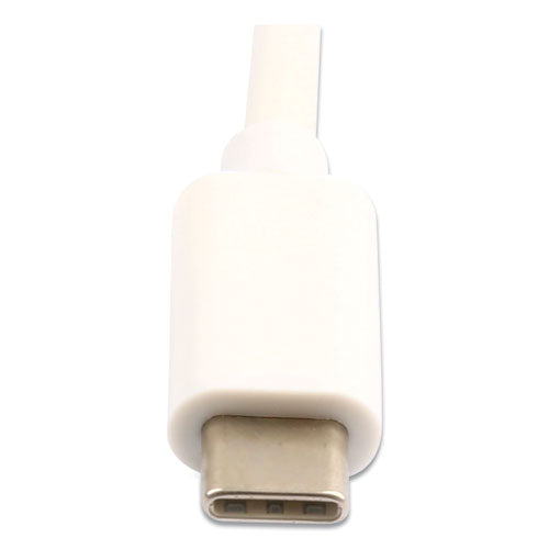 Usb Type-c Vga Adapter, Usb-c/vga, 0.65 Ft, White