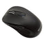 Mid-size Wireless Optical Mouse With Micro Usb, 2.4 Ghz Frequency/26 Ft Wireless Range, Right Hand Use, Black