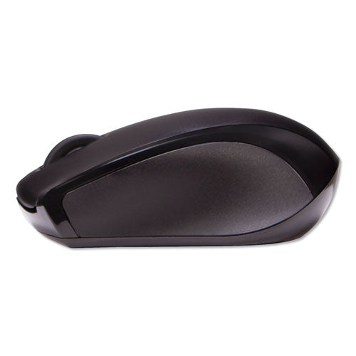 Compact Mouse, 2.4 Ghz Frequency/26 Ft Wireless Range, Left/right Hand Use, Black