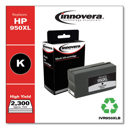Remanufactured Black High-yield Ink, Replacement For 950xl (cn045an), 2,300 Page-yield