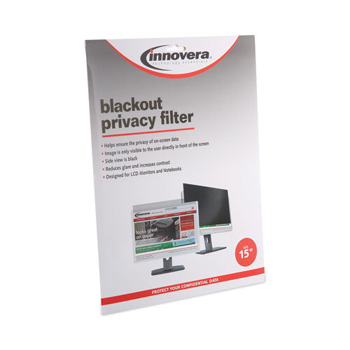 Blackout Privacy Filter For 15" Flat Panel Monitor/laptop