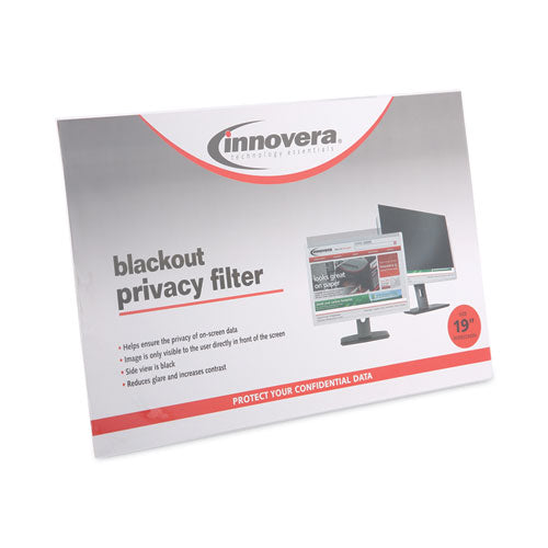 Blackout Privacy Filter For 19" Widescreen Flat Panel Monitor, 16:10 Aspect Ratio