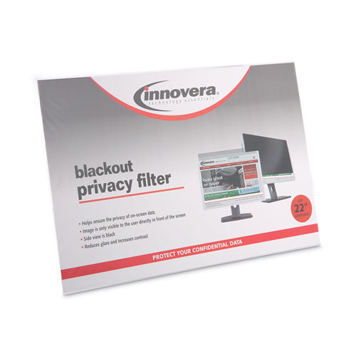 Blackout Privacy Filter For 22" Widescreen Flat Panel Monitor, 16:10 Aspect Ratio