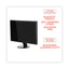 Blackout Privacy Filter For 24" Widescreen Flat Panel Monitor, 16:10 Aspect Ratio