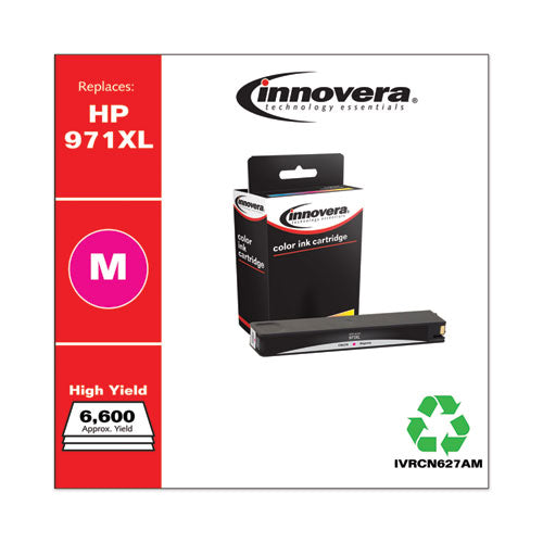 Remanufactured Magenta High-yield Ink, Replacement For 971xl (cn627am), 6,600 Page-yield