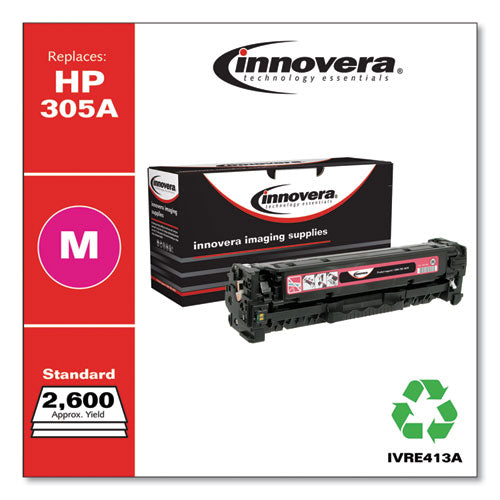 Remanufactured Magenta Toner, Replacement For 305a (ce413a), 2,600 Page-yield