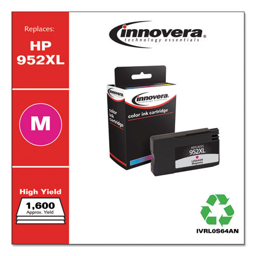 Remanufactured Yellow High-yield Ink, Replacement For 952xl (l0s67an), 1,600 Page-yield