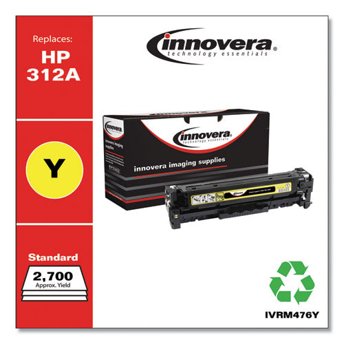 Remanufactured Yellow Toner, Replacement For 312a (cf382a), 2,700 Page-yield