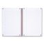 Hardcover Twinwire Notebook, Scribzee Compatible, 1 Subject, Wide/legal Rule, Black Cover, 9.88 X 6.88, 70 Sheets