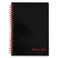 Hardcover Twinwire Notebook, Scribzee Compatible, 1 Subject, Wide/legal Rule, Black Cover, 9.88 X 6.88, 70 Sheets