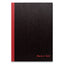 Hardcover Casebound Notebook, Scribzee Compatible, 1 Subject, Wide/legal Rule, Black Cover, 11.75 X 8.25, 96 Sheets