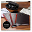 Hardcover Twinwire Notebook, Scribzee Compatible, 1 Subject, Wide/legal Rule, Black Cover, 8.25 X 5.88, 70 Sheets