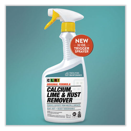 Calcium, Lime And Rust Remover, 32 Oz Spray Bottle, 6/carton