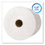 Essential High Capacity Hard Roll Towels For Business, Absorbency Pockets, 1.5" Core, 8" X 1,000 Ft, White, 12 Rolls/carton