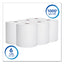 Essential High Capacity Hard Roll Towels For Business, 1.5" Core, 8" X 1,000 Ft, Recycled, White, 6/carton