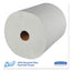 Essential 100% Recycled Fiber Hard Roll Towel, 1.5" Core, 8" X 800 Ft, White, 12/carton