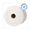 Hard Roll Paper Towels With Premium Absorbency Pockets, 8" X 425 Ft, 1.5" Core, White, 12 Rolls/carton