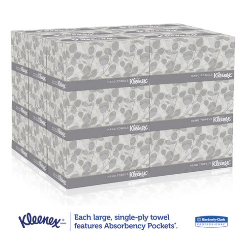 Hand Towels, Pop-up Box, Cloth, 1-ply, 9 X 10.5, White, 120/box, 18 Boxes/carton