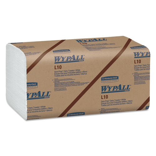 L10 Sani-prep Dairy Towels, Banded, 2-ply, 9.3 X 10.5, 200/pack, 12 Packs/carton