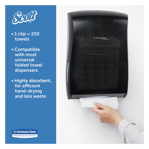 Essential Multi-fold Towels, Absorbency Pockets, 9.2 X 9.4, White, 250/packs, 16 Pack/carton