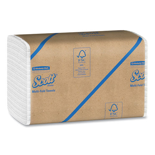 Essential Multi-fold Towels 100% Recycled, 9.2  X 9.4, White, 250/pack, 16 Pack/carton