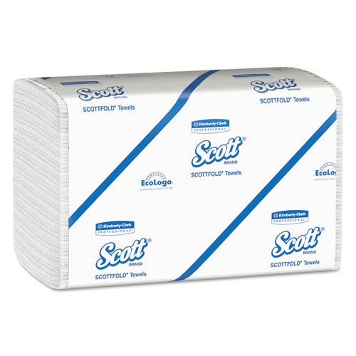 Pro Scottfold Towels, 7.8 X 12.4, White, 175 Towels/pack, 25 Packs/carton