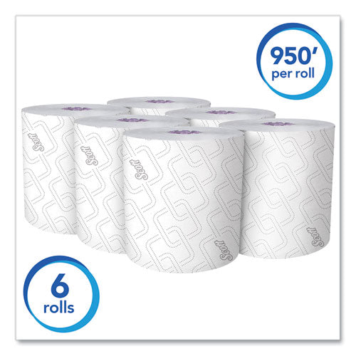 Essential High Capacity Hard Roll Towel, White, 8" X 950 Ft, 6 Rolls/carton