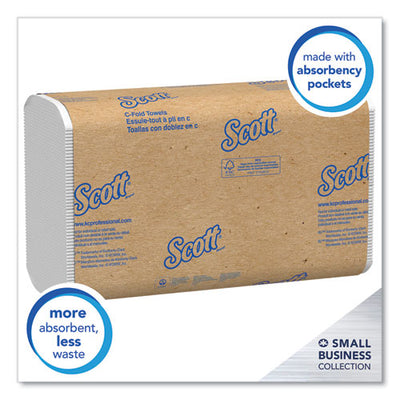 Essential C-fold Towels For Business, Convenience Pack, 10.13 X 13.15, White, 200/pack, 9 Packs/carton