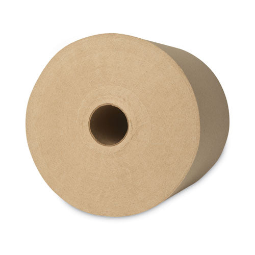 Essential Hard Roll Towels For Business, 1.5" Core, 8 X 800 Ft, Natural, 12 Rolls/carton
