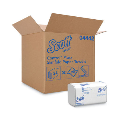Control Slimfold Towels, 7.5 X 11.6, White, 90/pack, 24 Packs/carton
