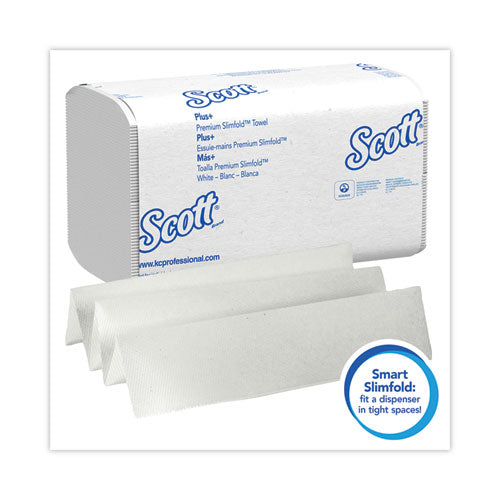 Control Slimfold Towels, 7.5 X 11.6, White, 90/pack, 24 Packs/carton