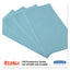 X70 Foodservice Towels, 1/4 Fold, 12.5 X 23.5, Blue, 300/carton