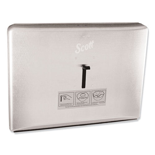 Personal Seat Cover Dispenser, 17.5 X 2.25 X 13.25, Black