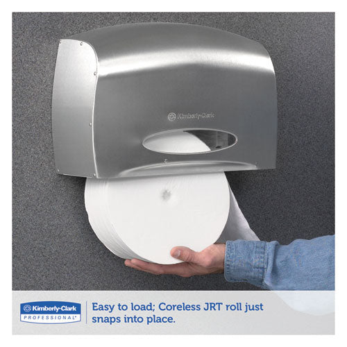 Pro Coreless Jumbo Roll Tissue Dispenser, Ez Load, 14.38 X 6 X 9.75, Stainless Steel