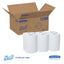 Control Slimroll Towels, Absorbency Pockets, 8" X 580 Ft, White, 6 Rolls/carton