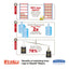 X90 Cloths, Brag Box, 2-ply, 11.1 X 16.8, Denim Blue, 136/carton