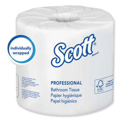 Essential 100% Recycled Fiber Srb Bathroom Tissue, Septic Safe, 2-ply, White, 473 Sheets/roll, 80 Rolls/carton
