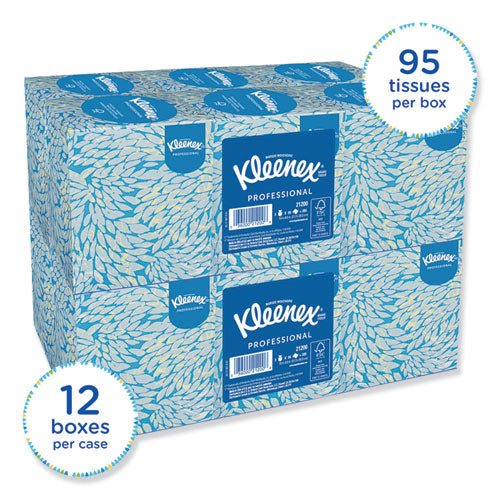 Boutique White Facial Tissue For Business, Pop-up Box, 2-ply, 95 Sheets/box, 6 Boxes/pack