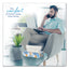 White Facial Tissue For Business, 2-ply, White, Pop-up Box, 125 Sheets/box, 48 Boxes/carton